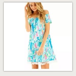 Lilly Pulitzer Off Shoulder Dress